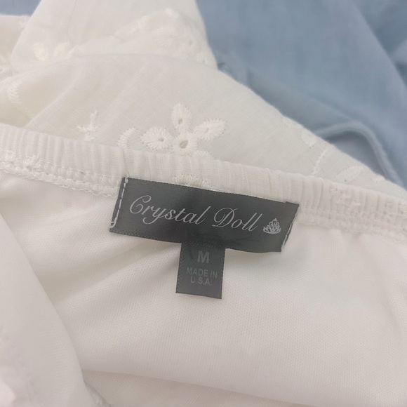 Crystal Doll eyelit crotchet dress size medium - Picture 7 of 8